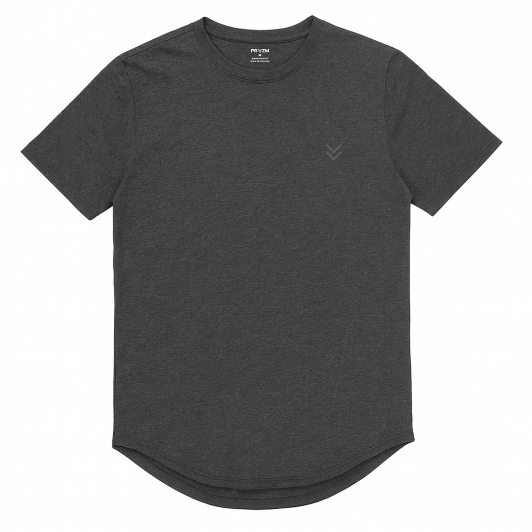 365 Curved Hem Cotton Tshirt