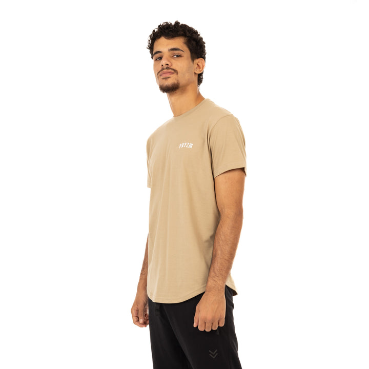 PRYZM Unisex URBAN Curved-Hem T-Shirt