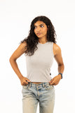 PRYZM Women Cotton-Rib Tank Top