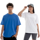 365 Unisex Plain-ish Relaxed Fit T-shirt