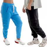 Unisex Tappered Fit Cargo Sweatpants