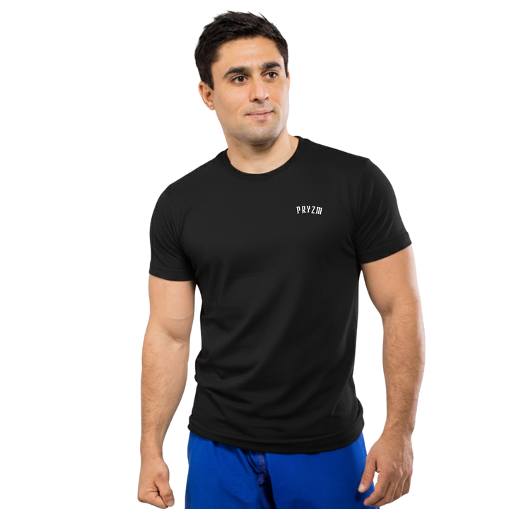 PRYZM Unisex URBAN Curved-Hem T-Shirt