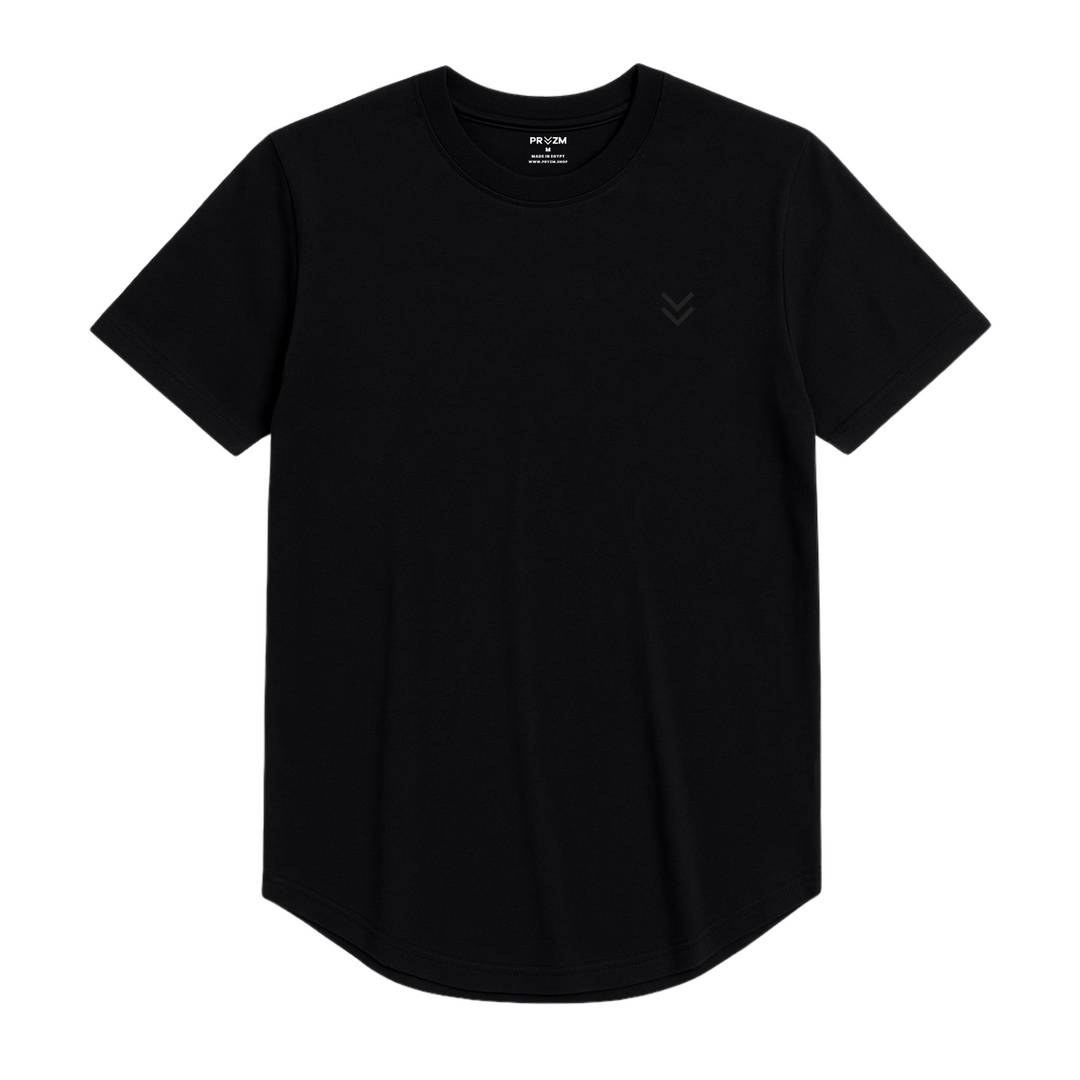 365 Curved Hem Cotton Tshirt
