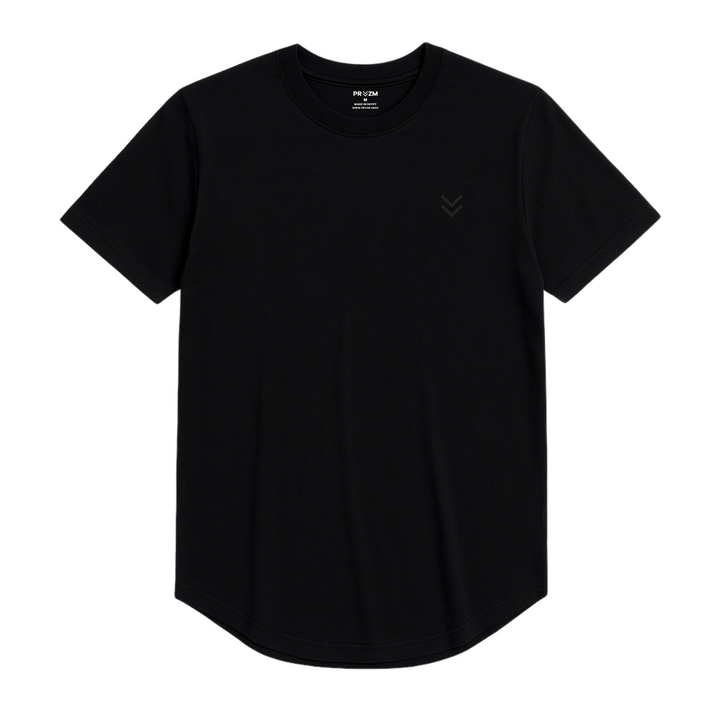 365 Curved Hem Cotton Tshirt