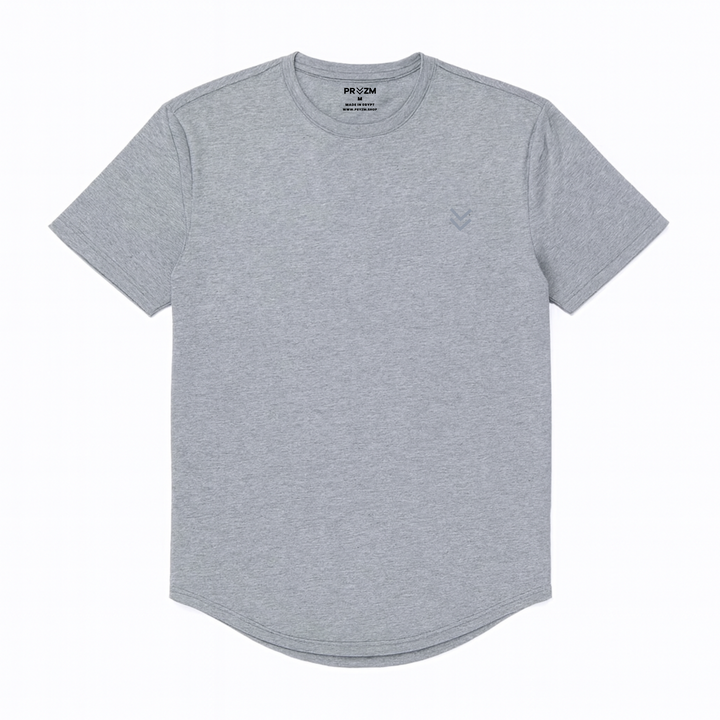 365 Curved Hem Cotton Tshirt