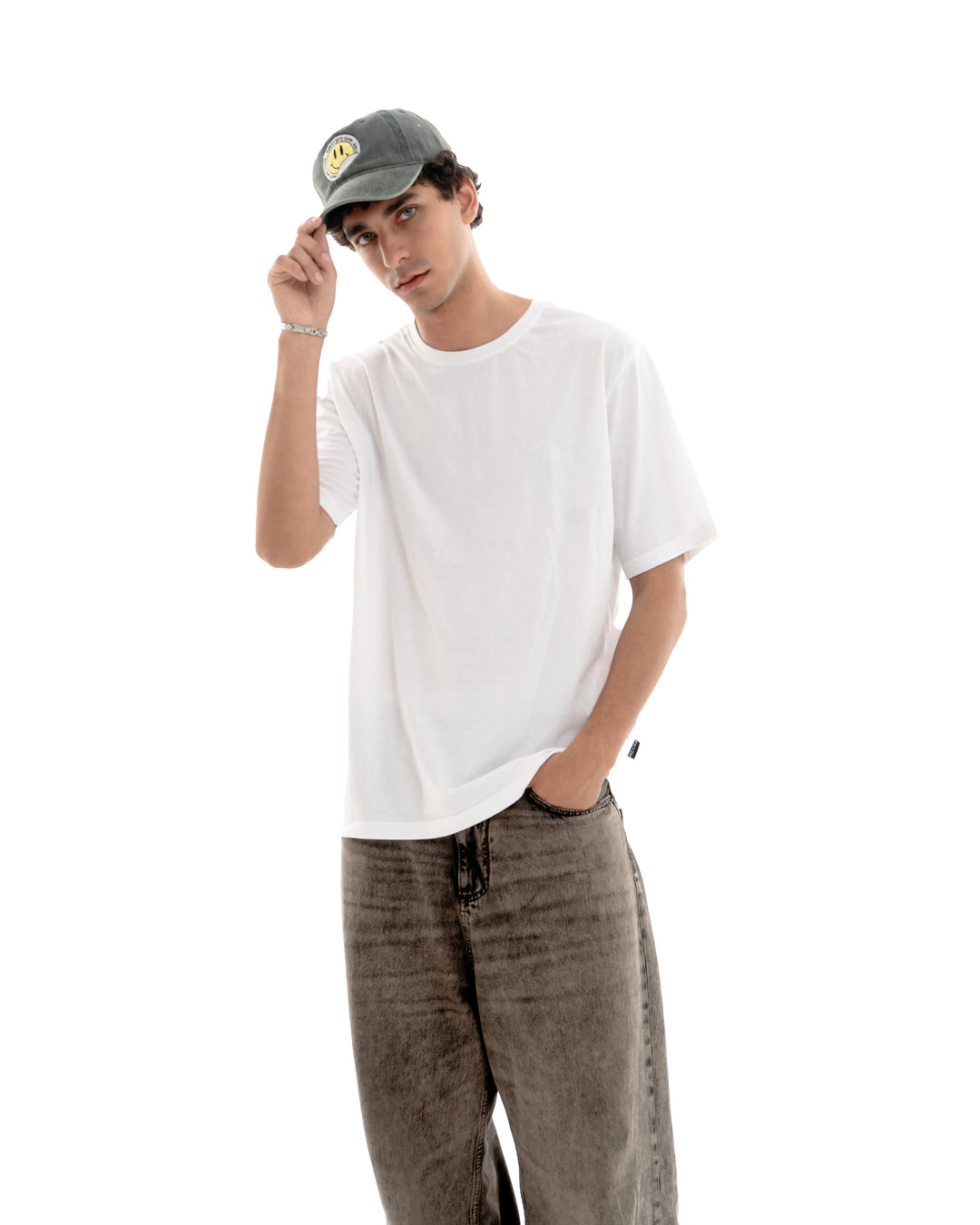 365 Unisex Plain-ish Relaxed Fit T-shirt