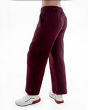 Unisex Cotton Wide Leg Cargo Sweatpants