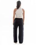 Unisex Cotton Wide Leg Cargo Sweatpants