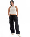 Unisex Cotton Wide Leg Cargo Sweatpants