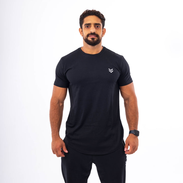 365 ICON Curved Hem Cotton Tshirt