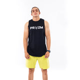 PRYZM Logo Tank Top- Curved Hem