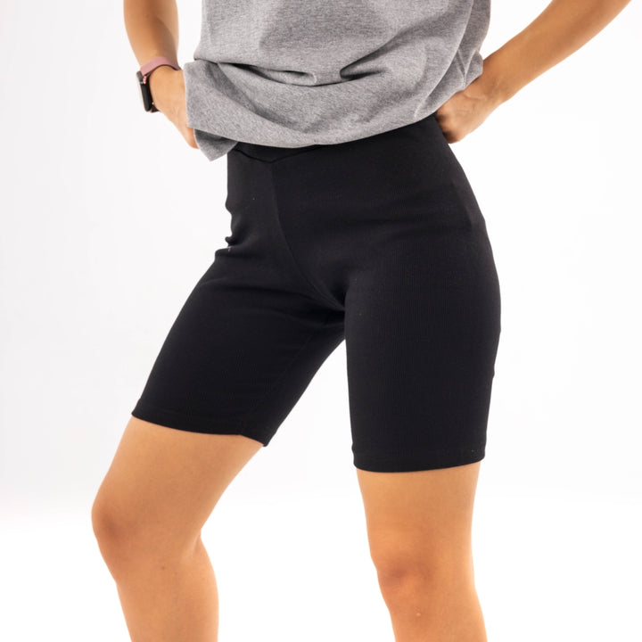 Plainish Bike Shorts - Women