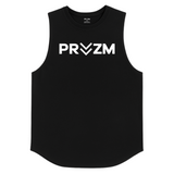 PRYZM Logo Tank Top- Curved Hem