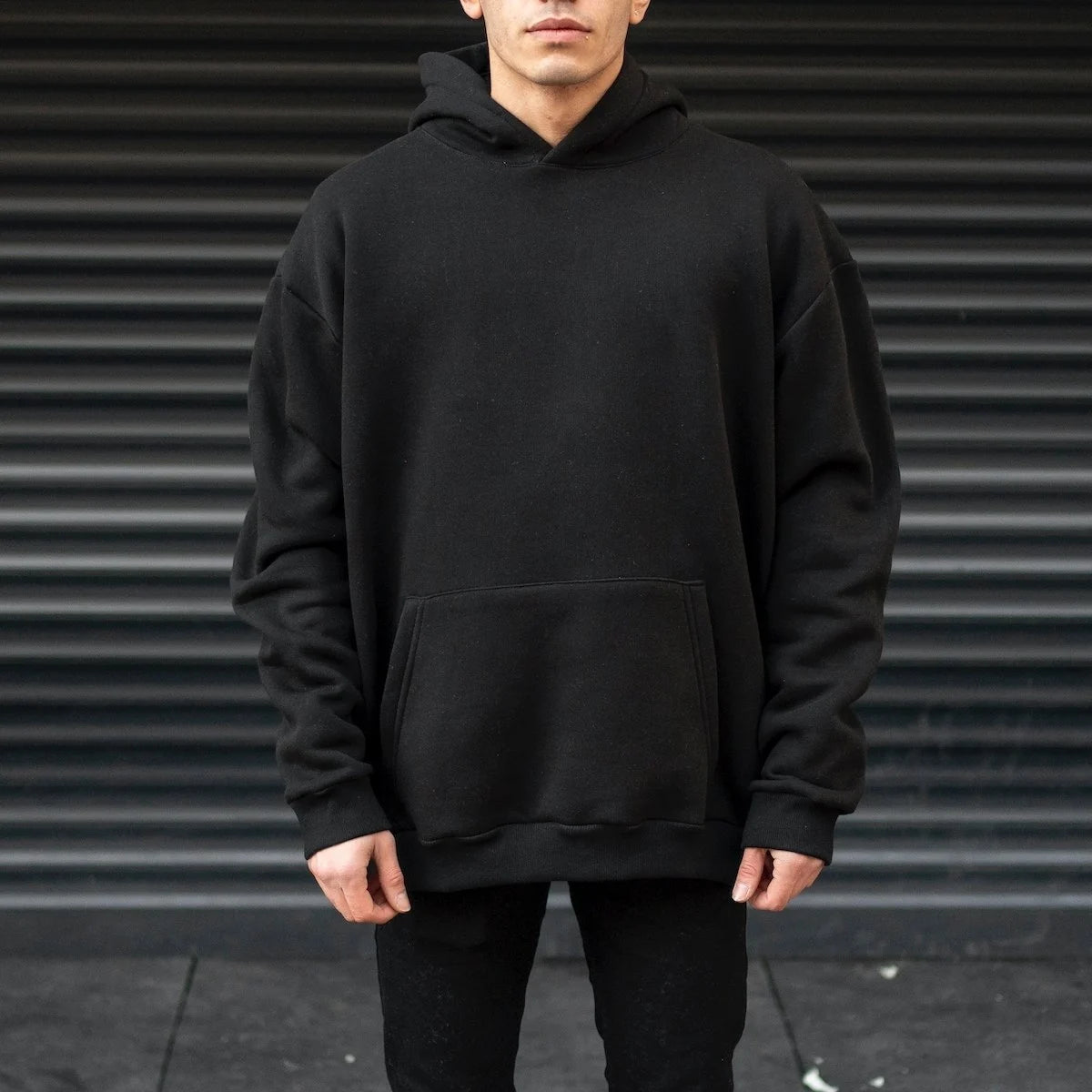 Black hoodie discount mens plain