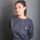 Women Premium ICON Cropped Crewneck
