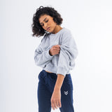 Women Premium ICON Cropped Crewneck