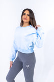 Women Premium ICON Cropped Crewneck