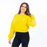 Women Premium ICON Cropped Crewneck