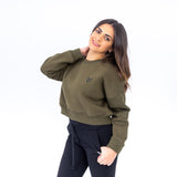 Women Premium ICON Cropped Crewneck
