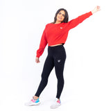 Women Premium ICON Cropped Crewneck